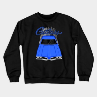 Oldsmobile Cutlass 1969 - blue Crewneck Sweatshirt